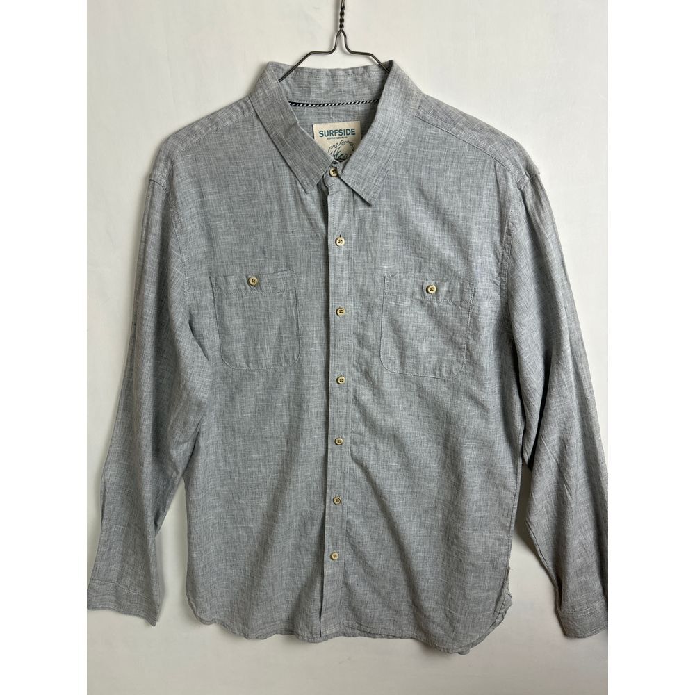 Surfside Supply Men's Button‎ Down Shirt Large